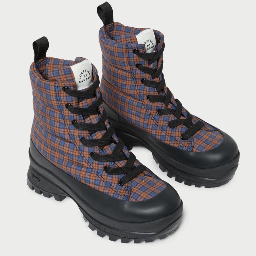 Loeffler Randall - Davey Navy/Rust Weather Boot - Picture 4 of 14